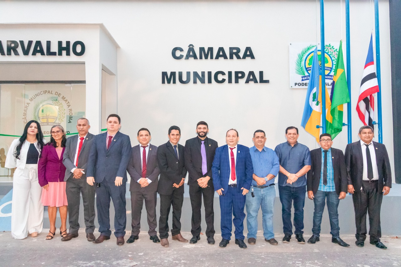 Foi inaugurado a Reforma e Ampliação do Edifício da Câmara Municipal de Mata Roma nessa quinta feira 22 de dezembro de 2022